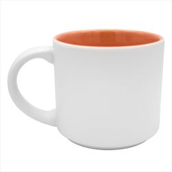 White with Orange